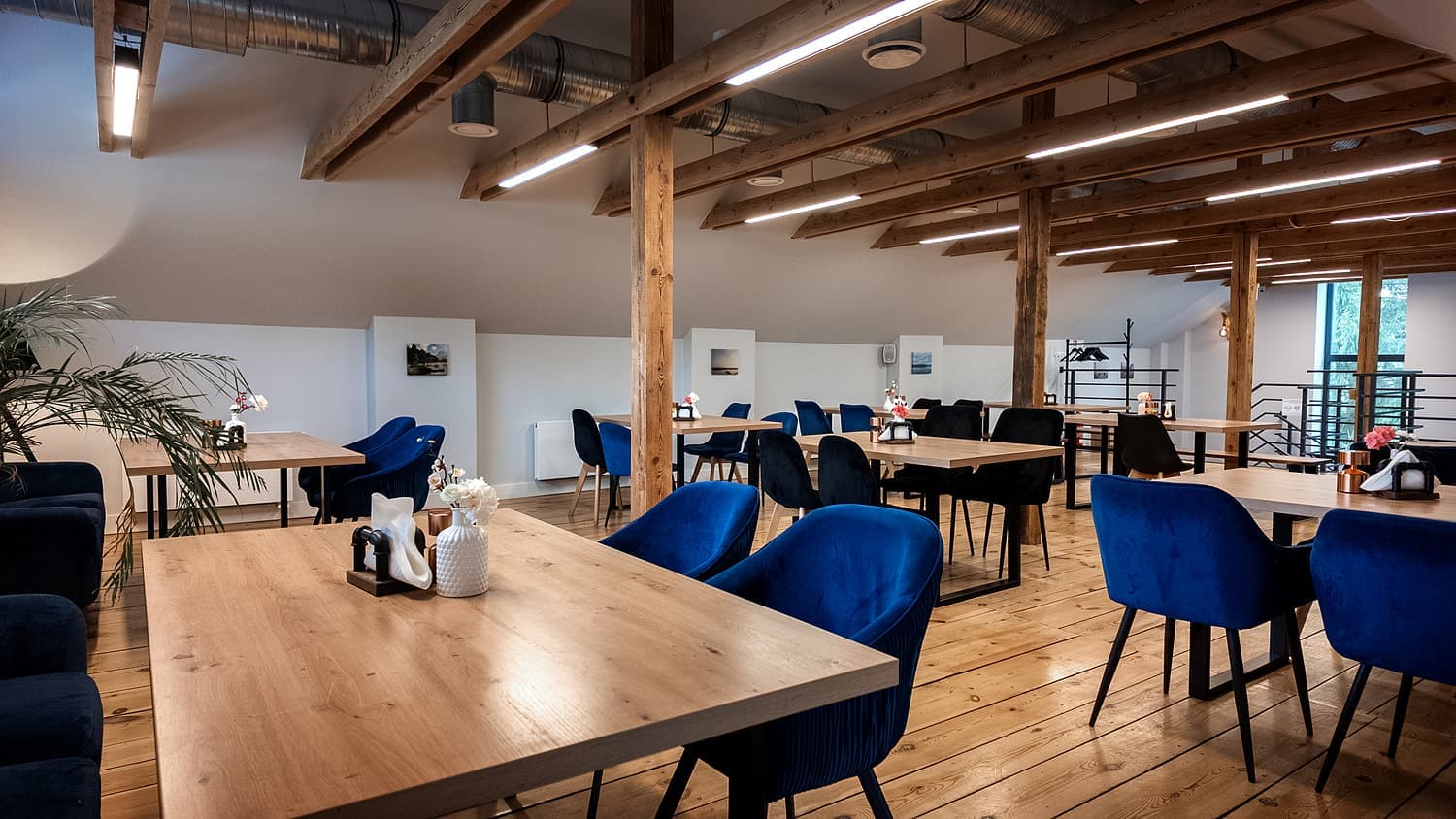 Wnętrze Bistro Smaki Jezior
